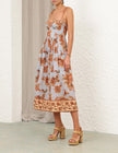 ASTER CORSET MIDI DRESS