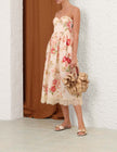 ROSELIGHT PICNIC MIDI DRESS