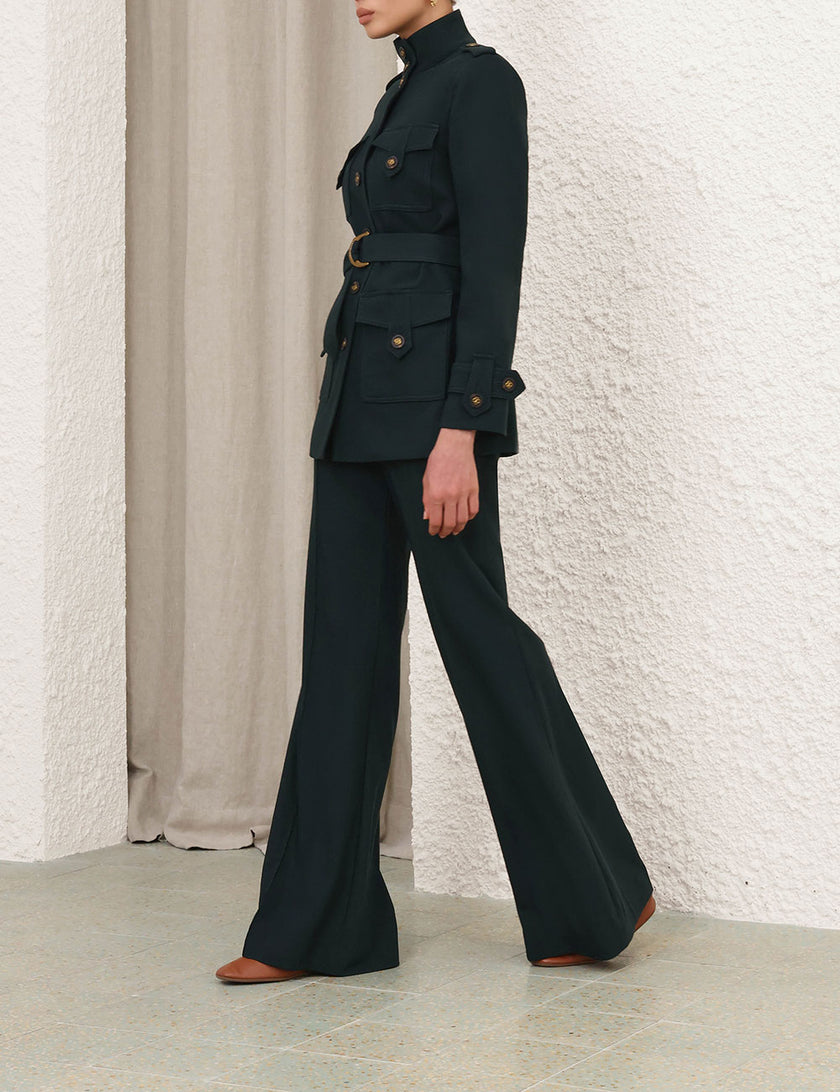 VALIANT WOOL FLARE PANT