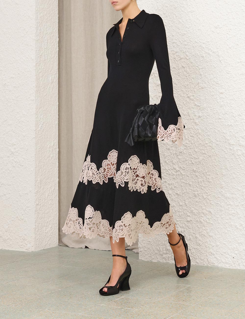 VALIANT MERINO LACE DRESS