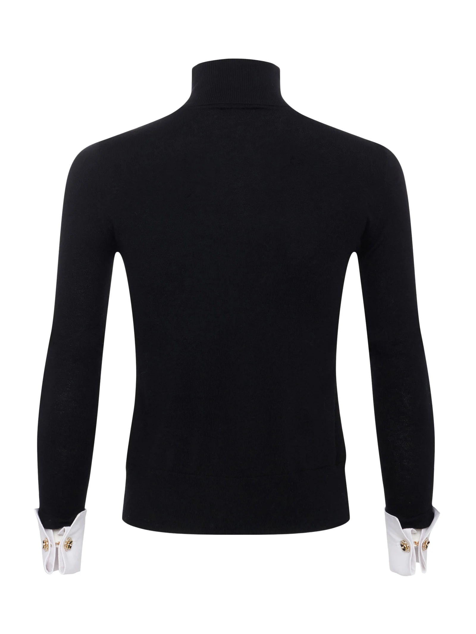 FLORA POPLIN CUFF TURTLENECK