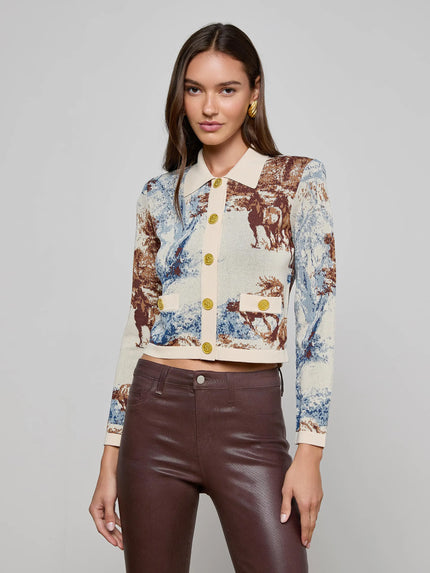 OSIRIS JACQUARD CARDIGAN