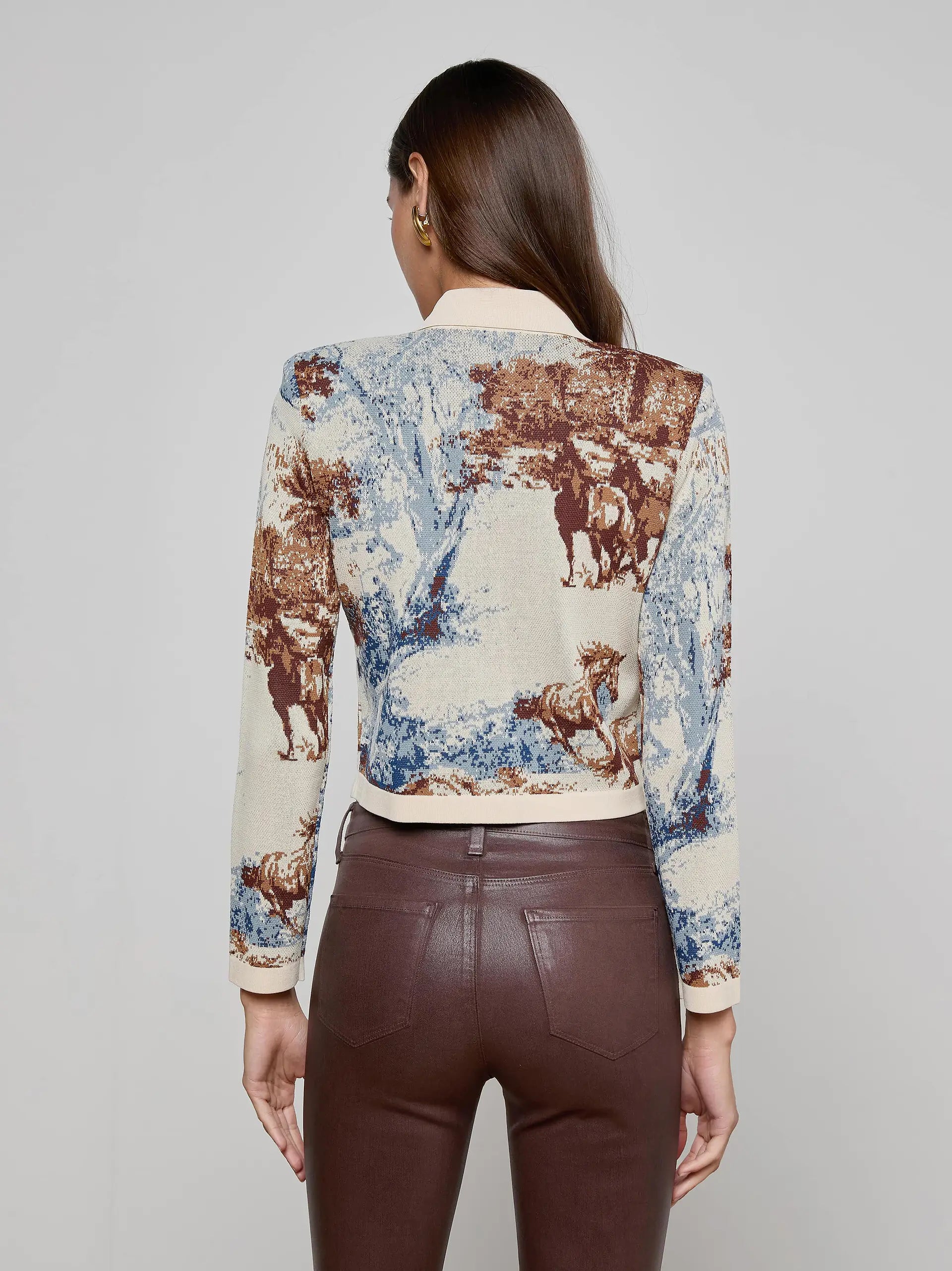 OSIRIS JACQUARD CARDIGAN