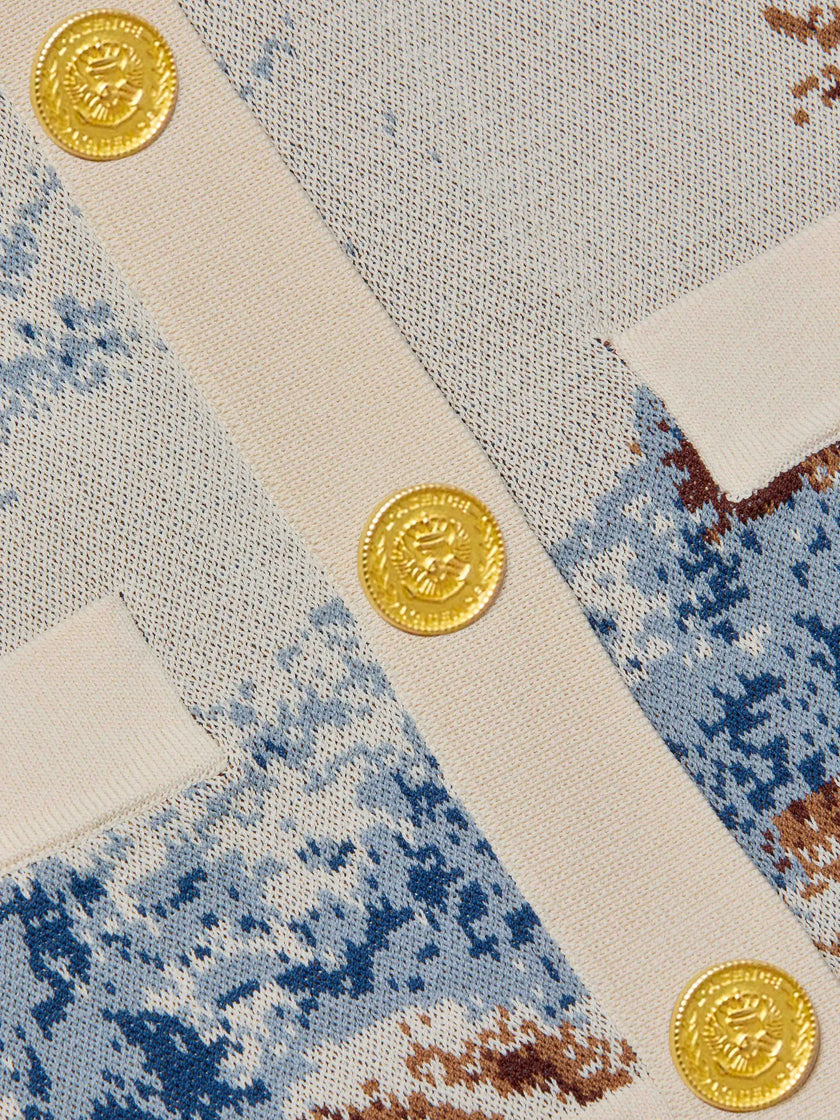 OSIRIS JACQUARD CARDIGAN