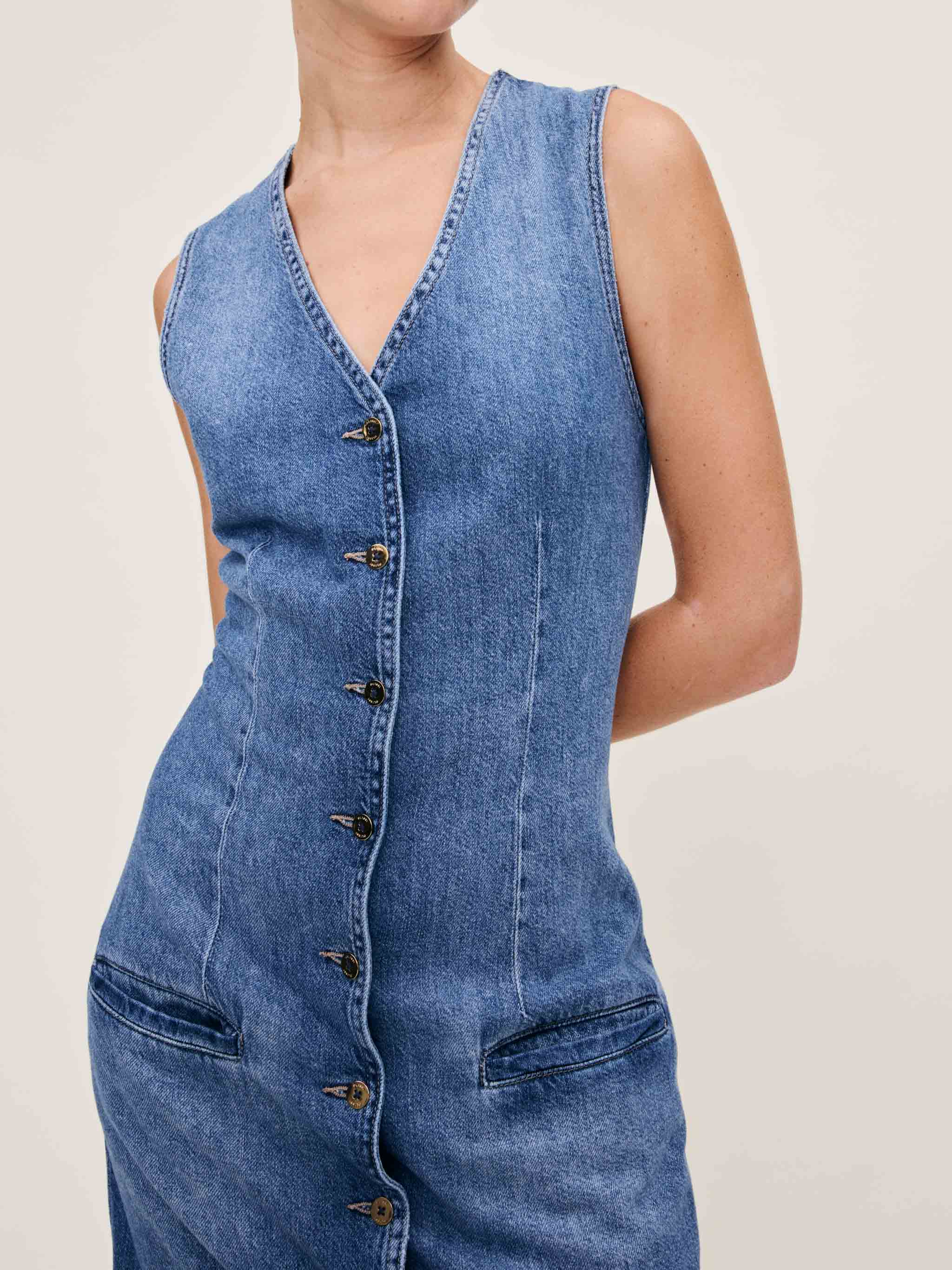 VEST DRESS MINI
