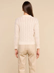 AIRY CABLE KNIT SWEATER