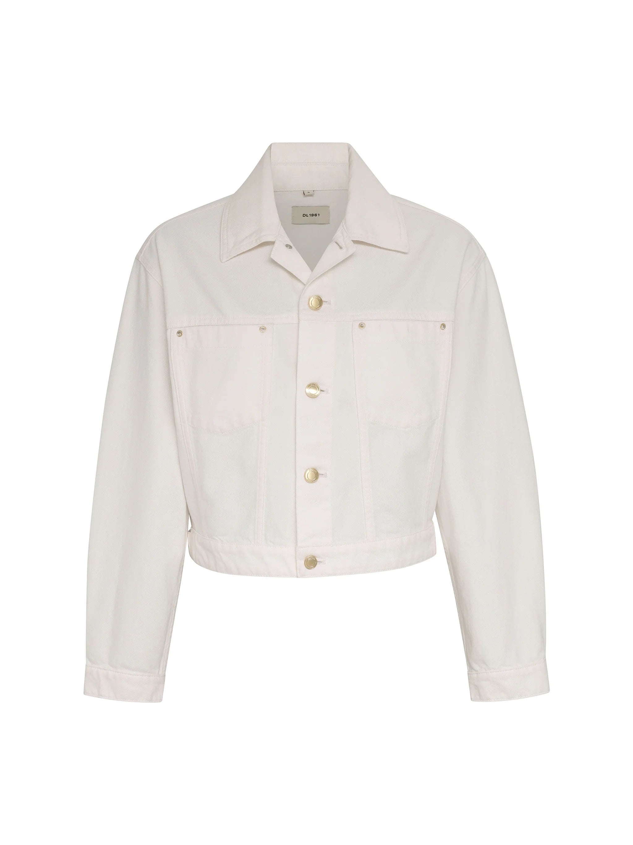 JAMIE DENIM JACKET IN WHITE