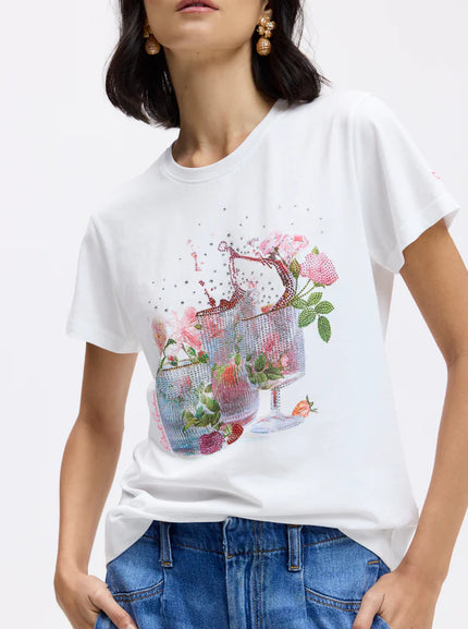 FLORAL SPRITZ SHORT SLEEVE TSHIRT