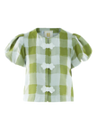 ISABELLA TOP IN GINGHAM