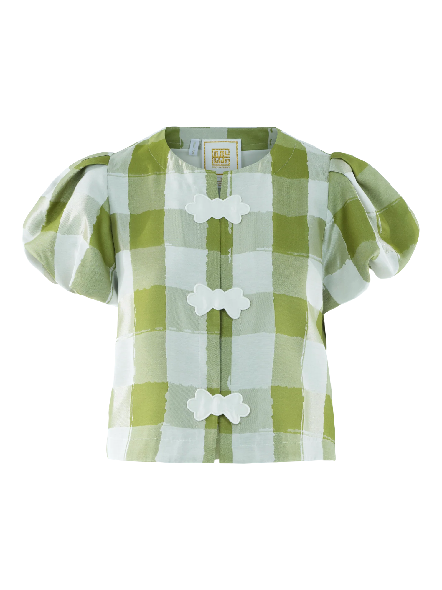 ISABELLA TOP IN GINGHAM