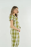 ISABELLA TOP IN GINGHAM