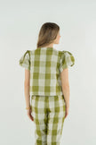 ISABELLA TOP IN GINGHAM