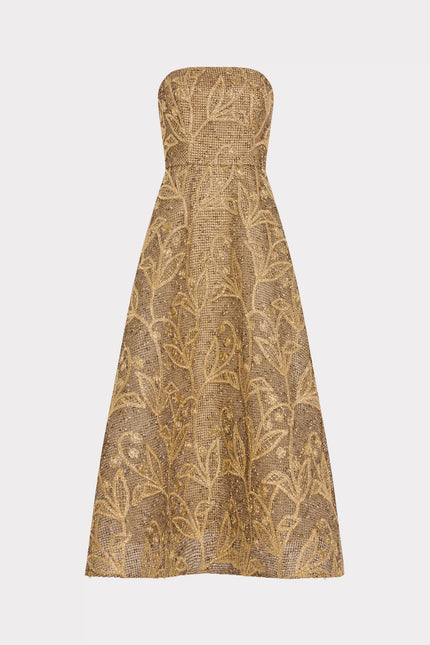 PETUNIA EMBROIDERED LACE DRESS