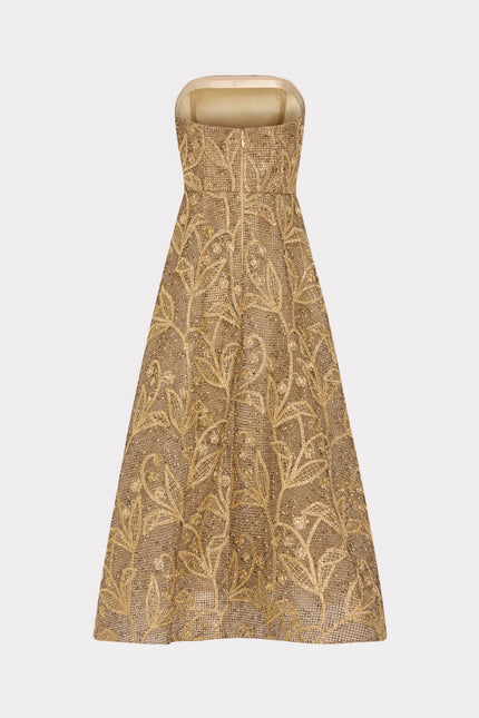 PETUNIA EMBROIDERED LACE DRESS