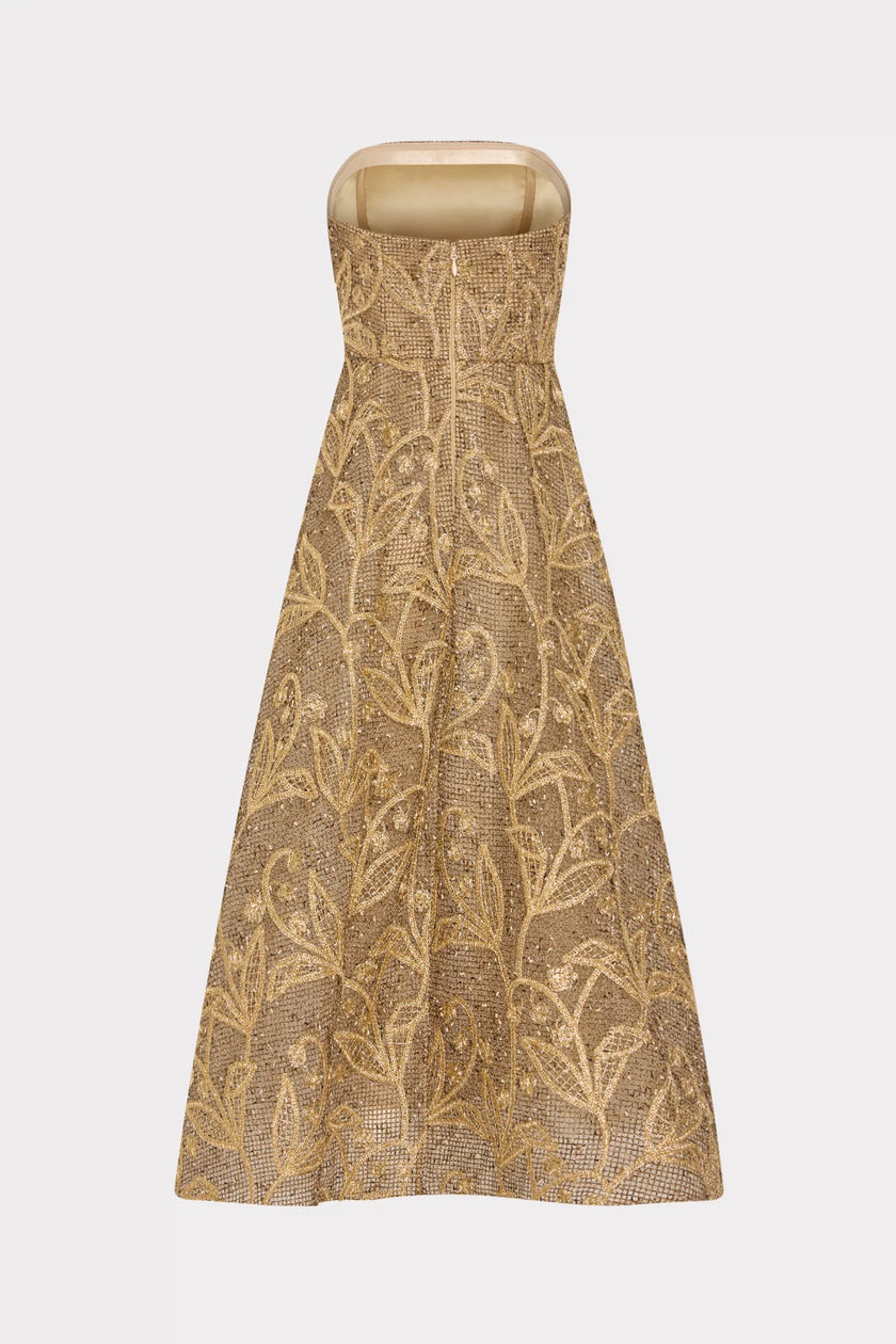 PETUNIA EMBROIDERED LACE DRESS