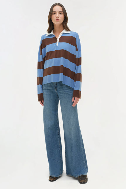 CARSON KNIT RUGBY POLO