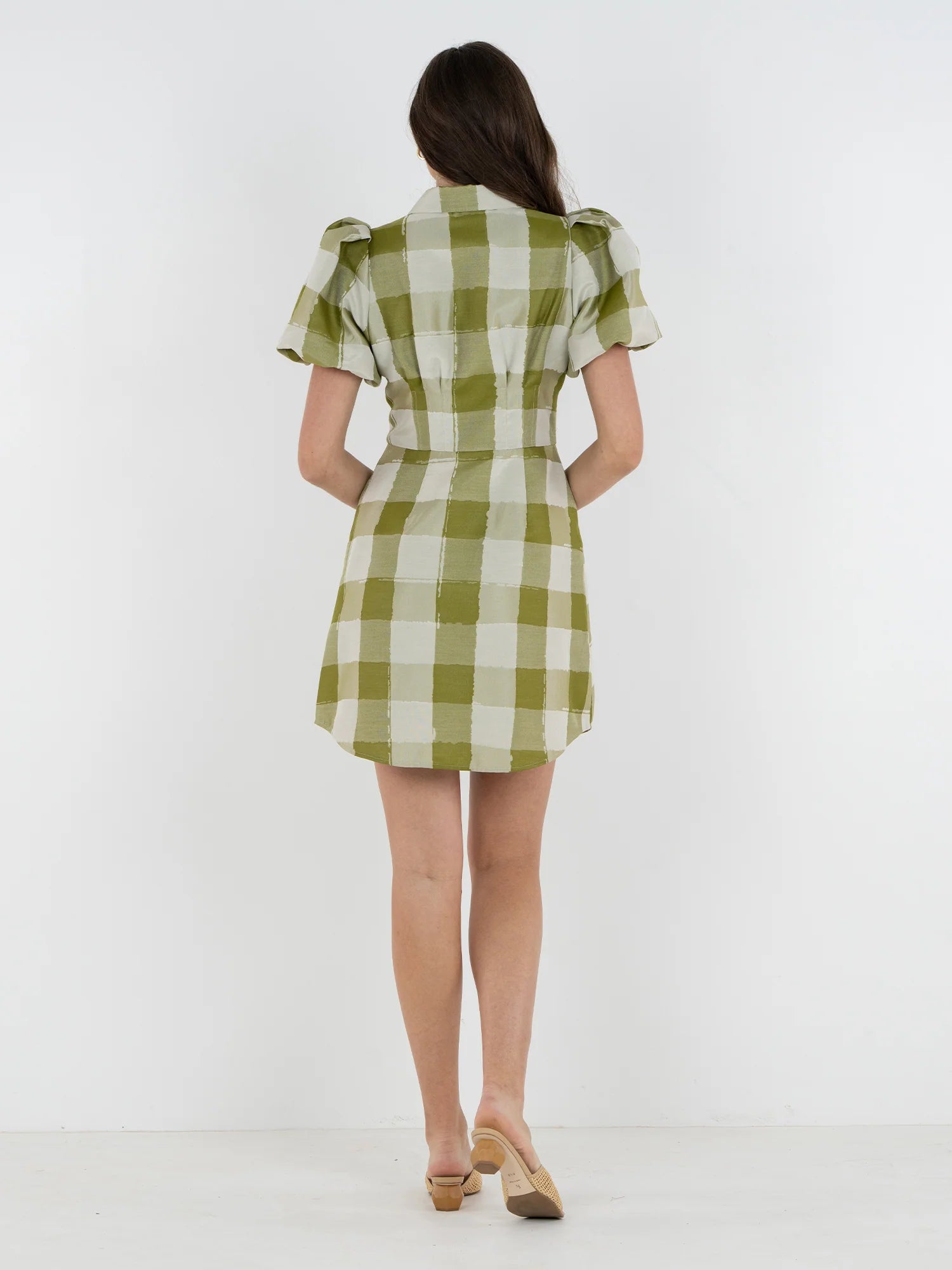 BRITT DRESS IN GINGHAM