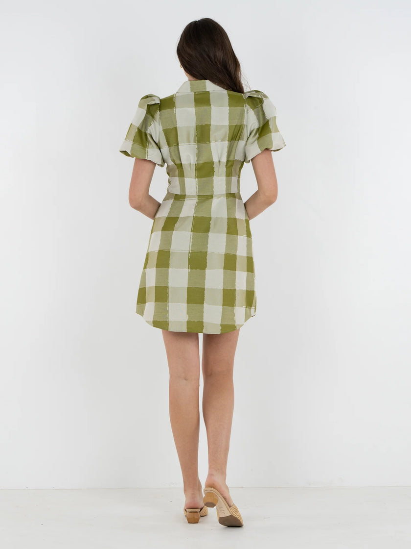 BRITT DRESS IN GINGHAM