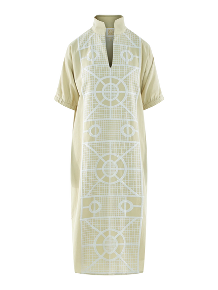 POPPY CAFTAN IN TRELLIS