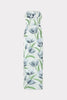 ORION TULIP JACQUARD DRESS IN BLUE