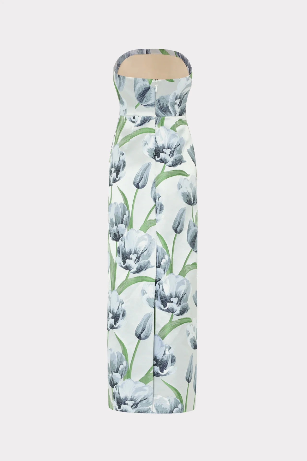 ORION TULIP JACQUARD DRESS IN BLUE