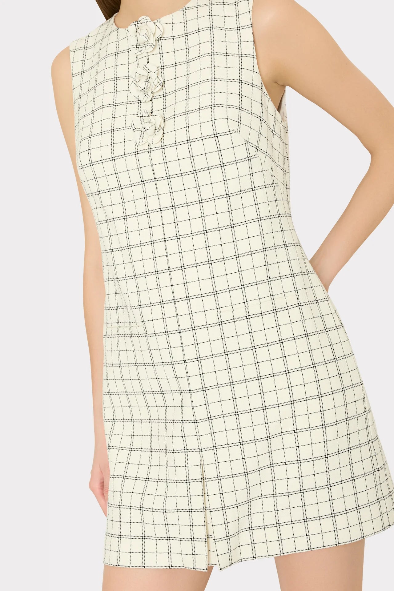 SAYLOR PLAID MINI DRESS