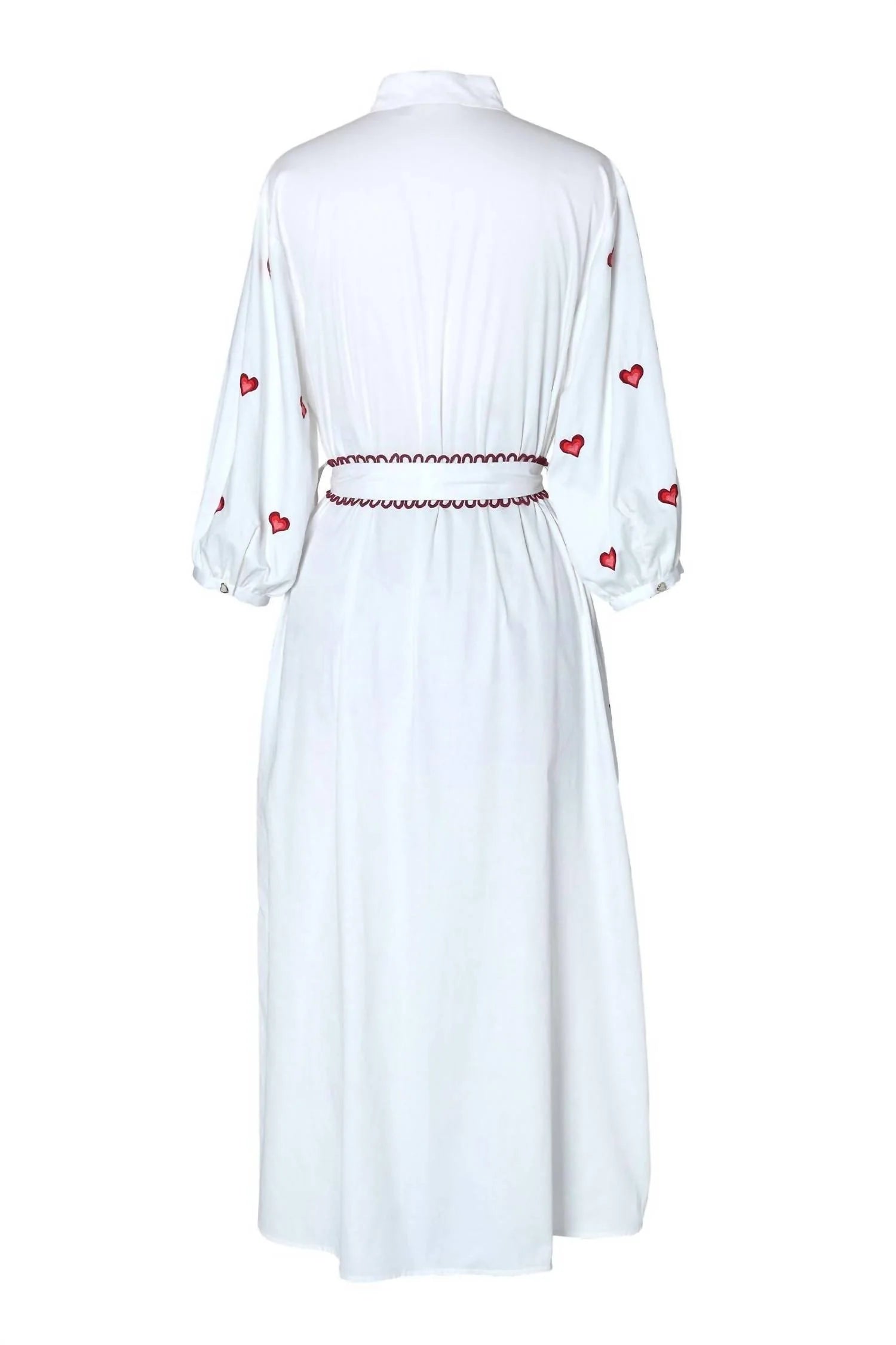 ZORA EMBROIDERY HEARTS DRESS