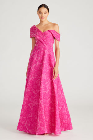 MARLENE CLOUD JACQUARD GOWN