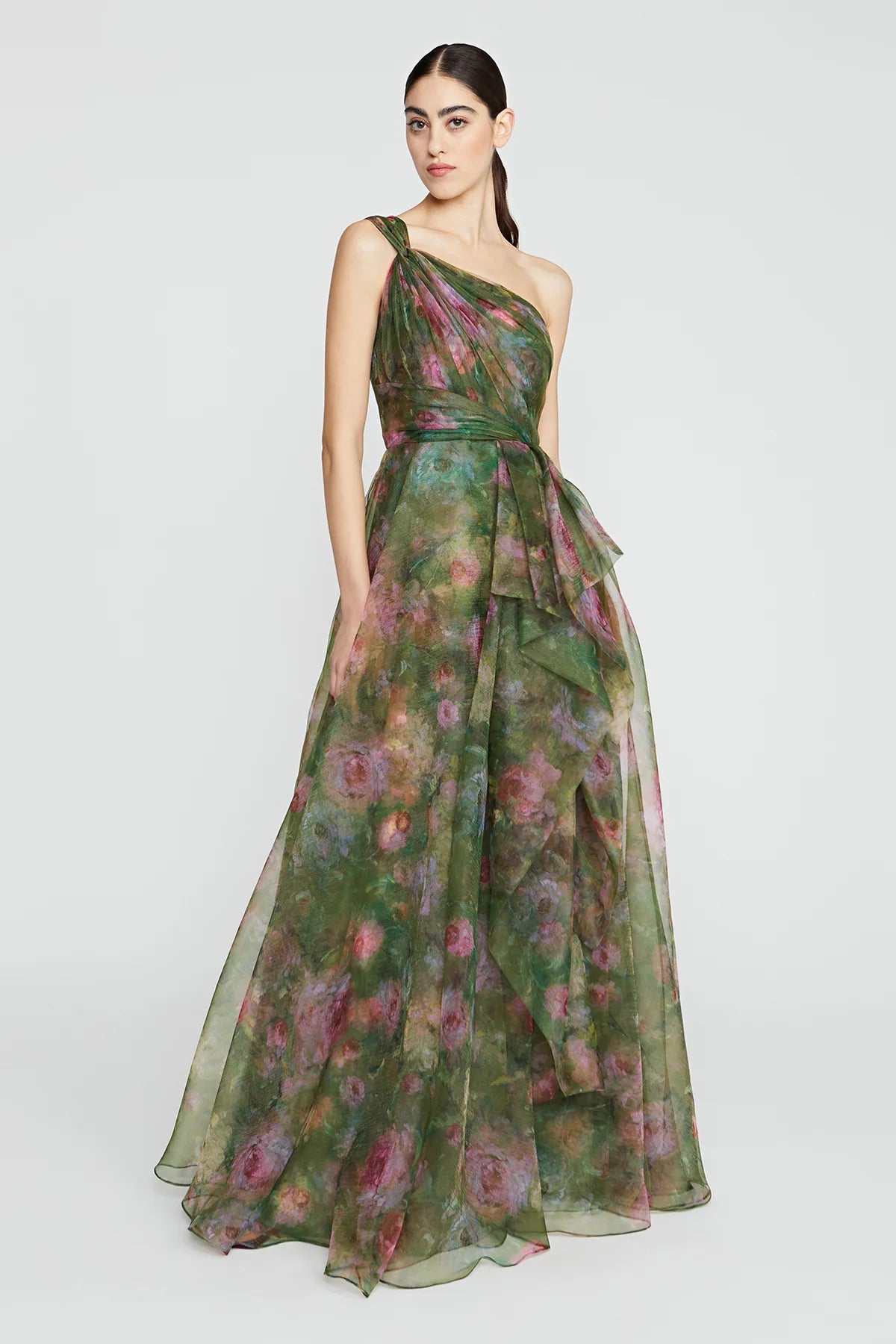 MEADOW ONE SHOULDER GOWN