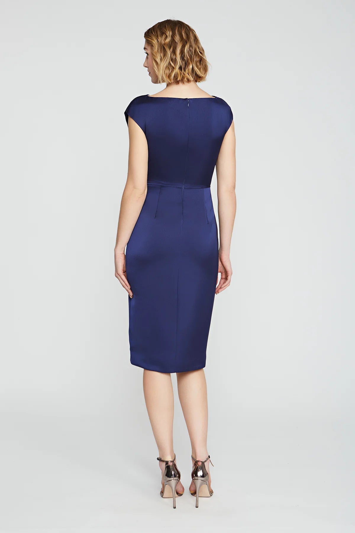 IVY BATEAU NECK COCKTAIL DRESS