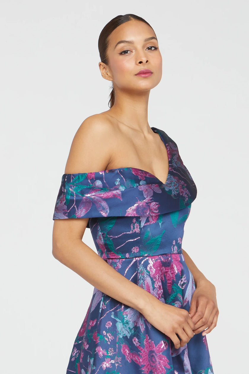 ANGELICA  ASYMETRIC A LINE GOWN