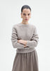 FITTED CREW SWEATER IN CASHMERE SILK