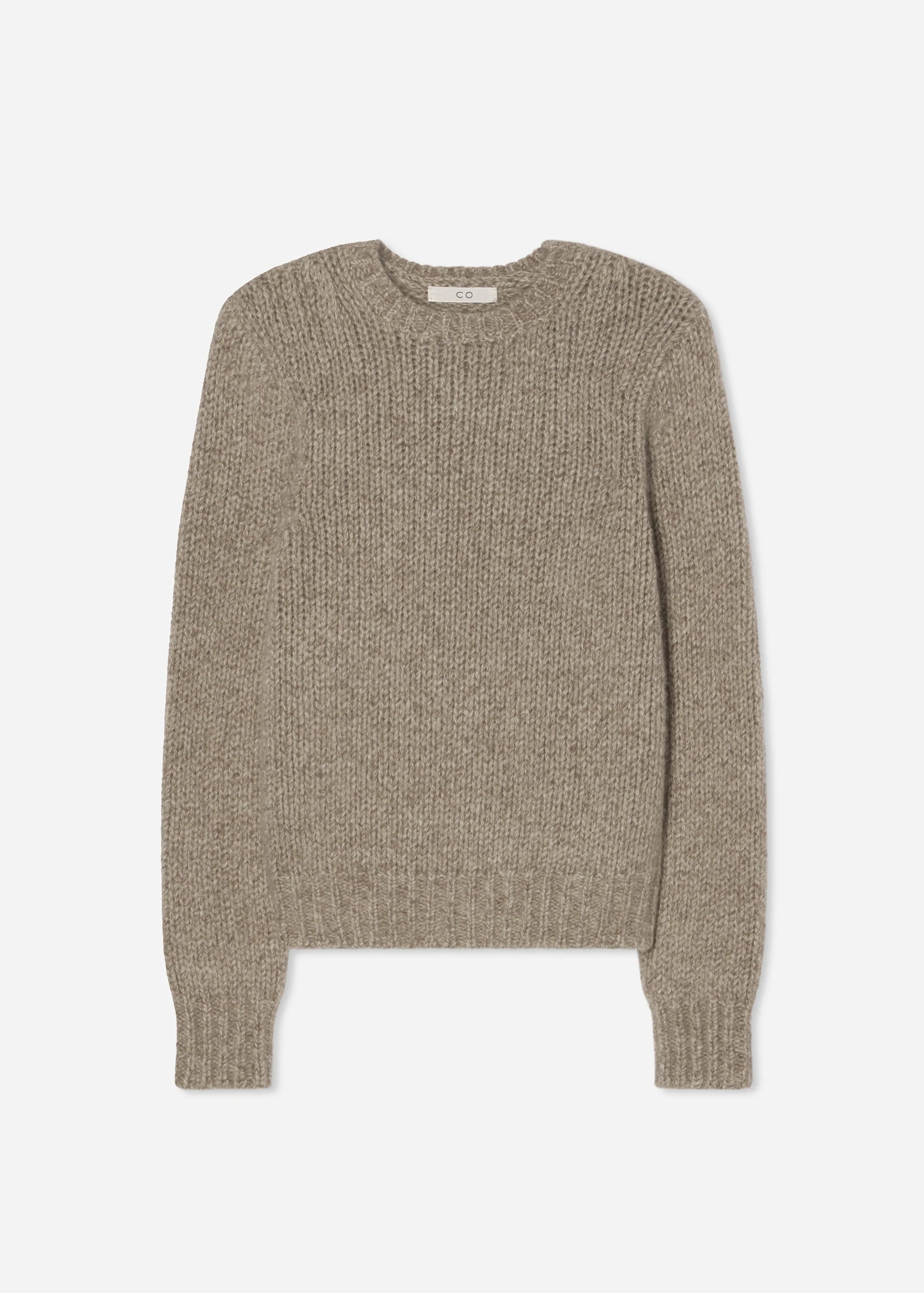 FITTED CREW SWEATER IN CASHMERE SILK