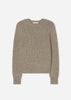 FITTED CREW SWEATER IN CASHMERE SILK