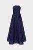 SONJA CURLED LACE STRAPLESS GOWN