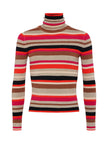 OLENE STRIPED TURTLENECK