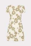 DAISY EMBROIDERED MINI DRESS