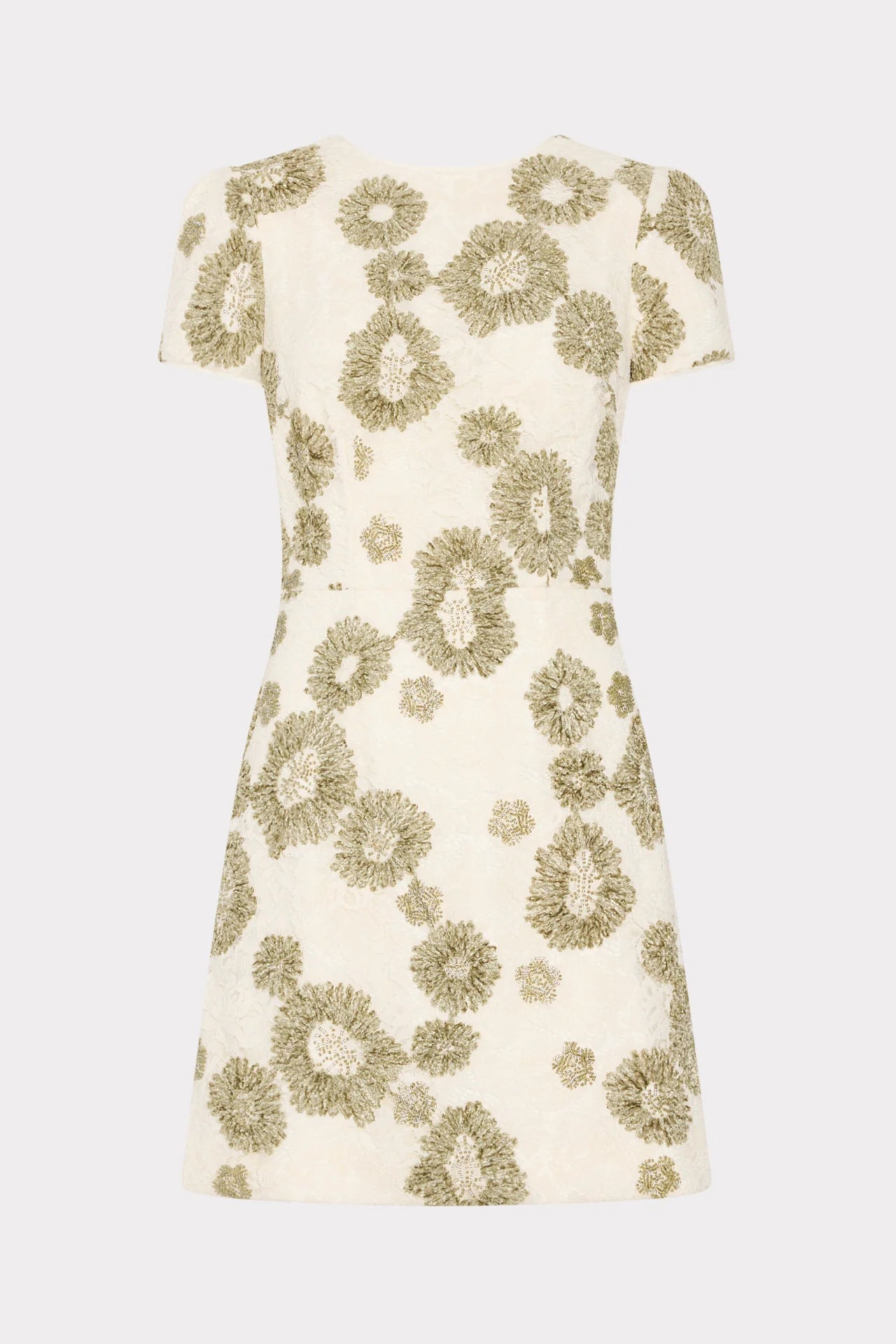 DAISY EMBROIDERED MINI DRESS