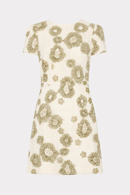 DAISY EMBROIDERED MINI DRESS