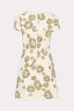 DAISY EMBROIDERED MINI DRESS