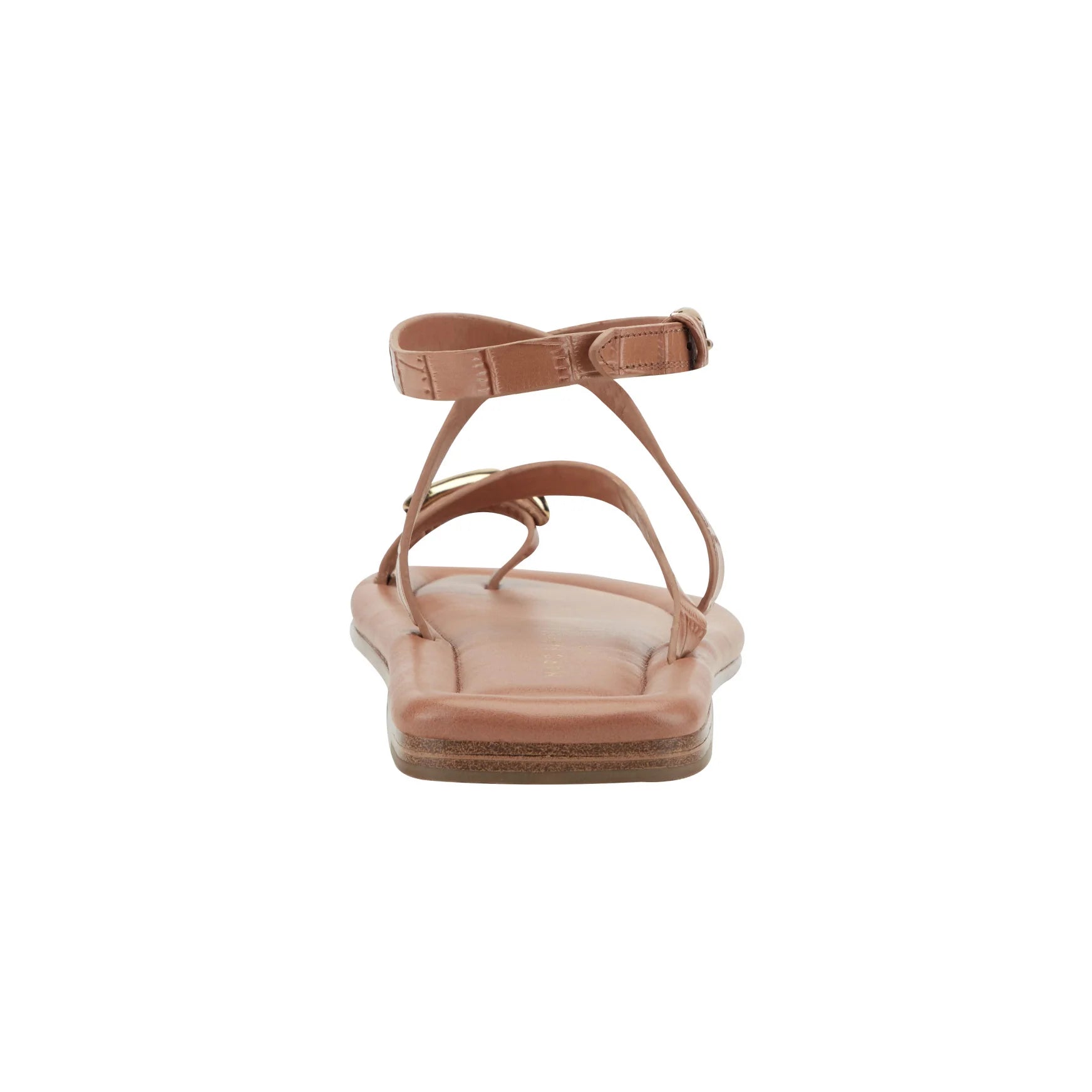 GYNNIE FLAT LEATHER SANDAL