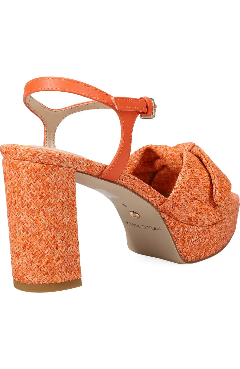 PENNI RAFFIA PLATFORM SANDAL