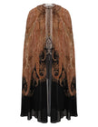 HYPNOTIC CAPED MAXI DRESS