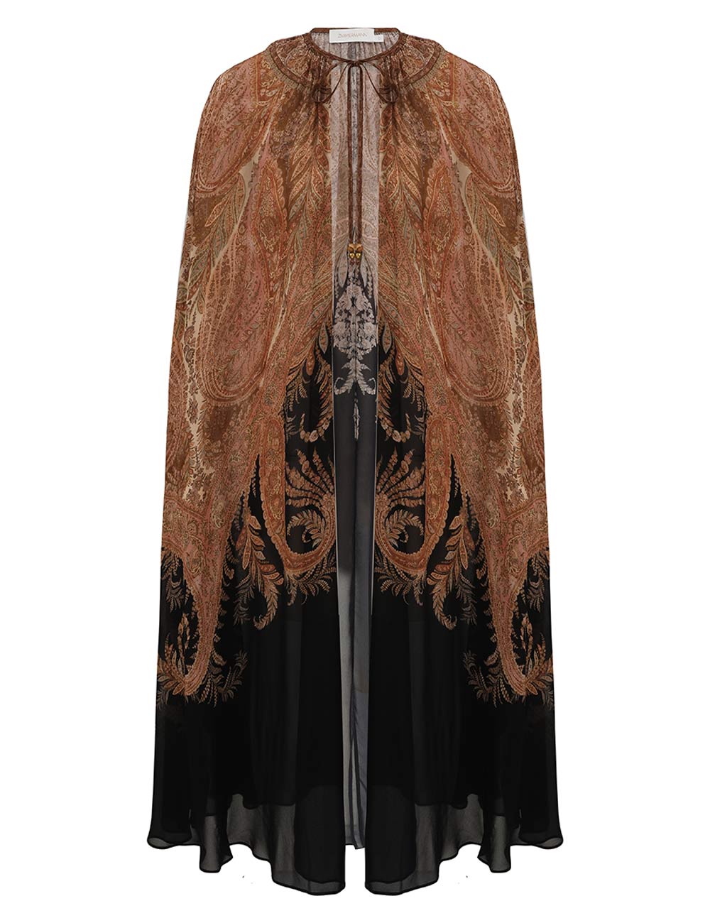 HYPNOTIC CAPED MAXI DRESS