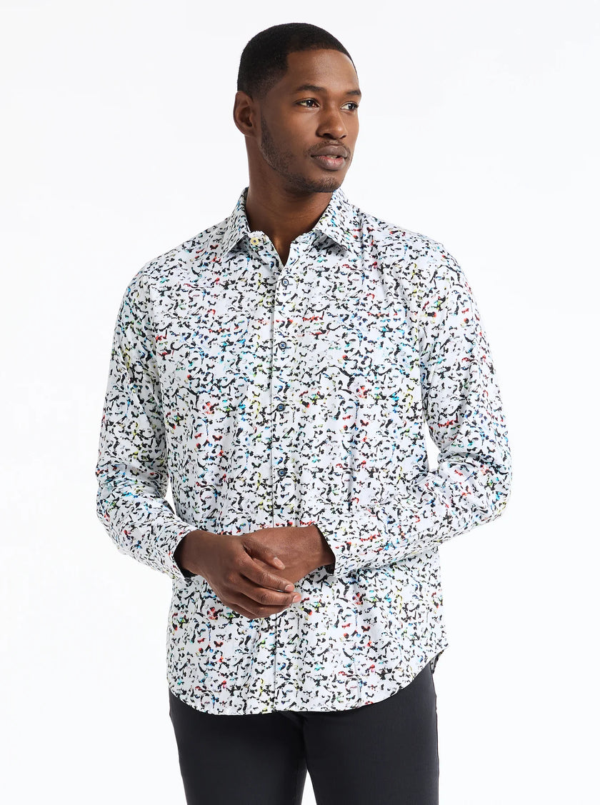 LAZLO LONG SLEEVE BUTTON DOWN SHIRT