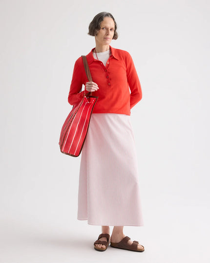 UMA HENLEY SWEATER IN CASHMERE