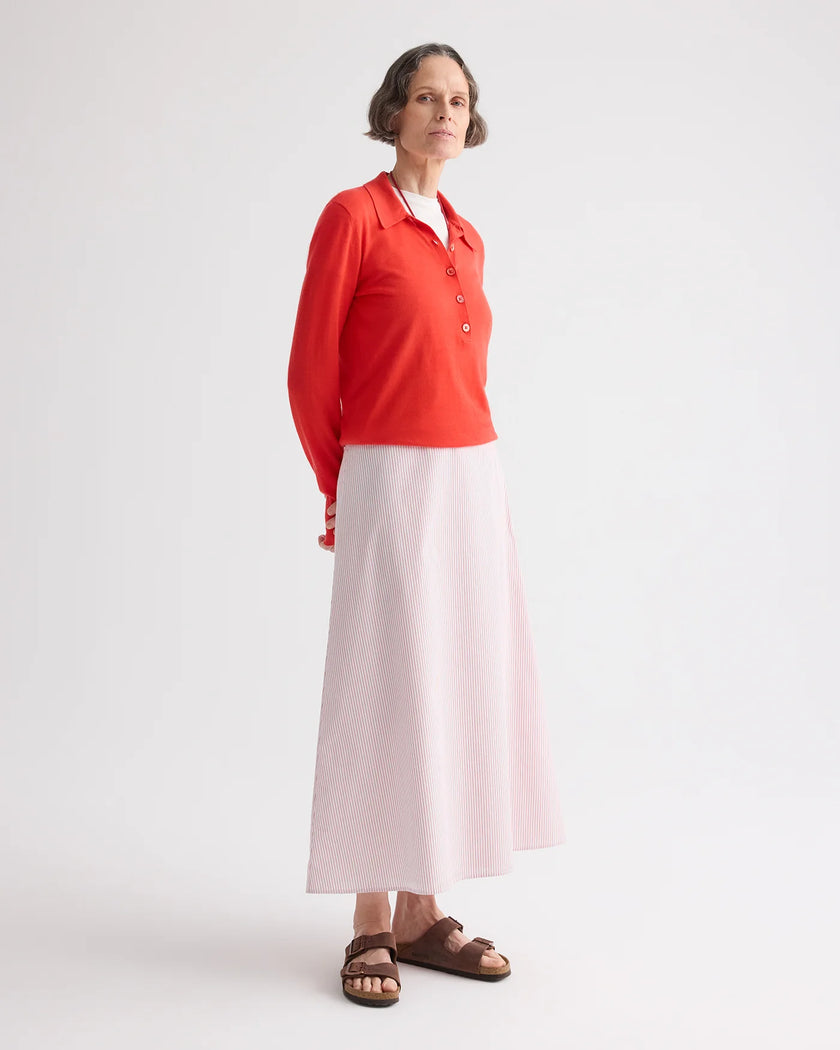 UMA HENLEY SWEATER IN CASHMERE