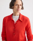 UMA HENLEY SWEATER IN CASHMERE