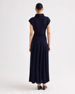 FUNNEL NECK SLEEVELESS TOP IN MERINO WOOL