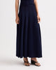 SEAMED MAXI SKIRT IN MERINO WOOL